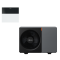 The image shows the outdoor unit and the Universal Controller of the new Vissmann Vitocal 200-A ie air-to-water heat pump