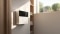 The image shows the Vitocal 200-A ie indoor unit with Universal Controller in a modern utility room